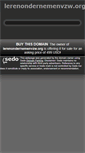 Mobile Screenshot of lerenondernemenvzw.org